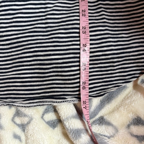 Lucky‎ Brand Striped Embellished Scoop Neck Tee T Shirt Top Womens Size Small - Picture 6 of 7